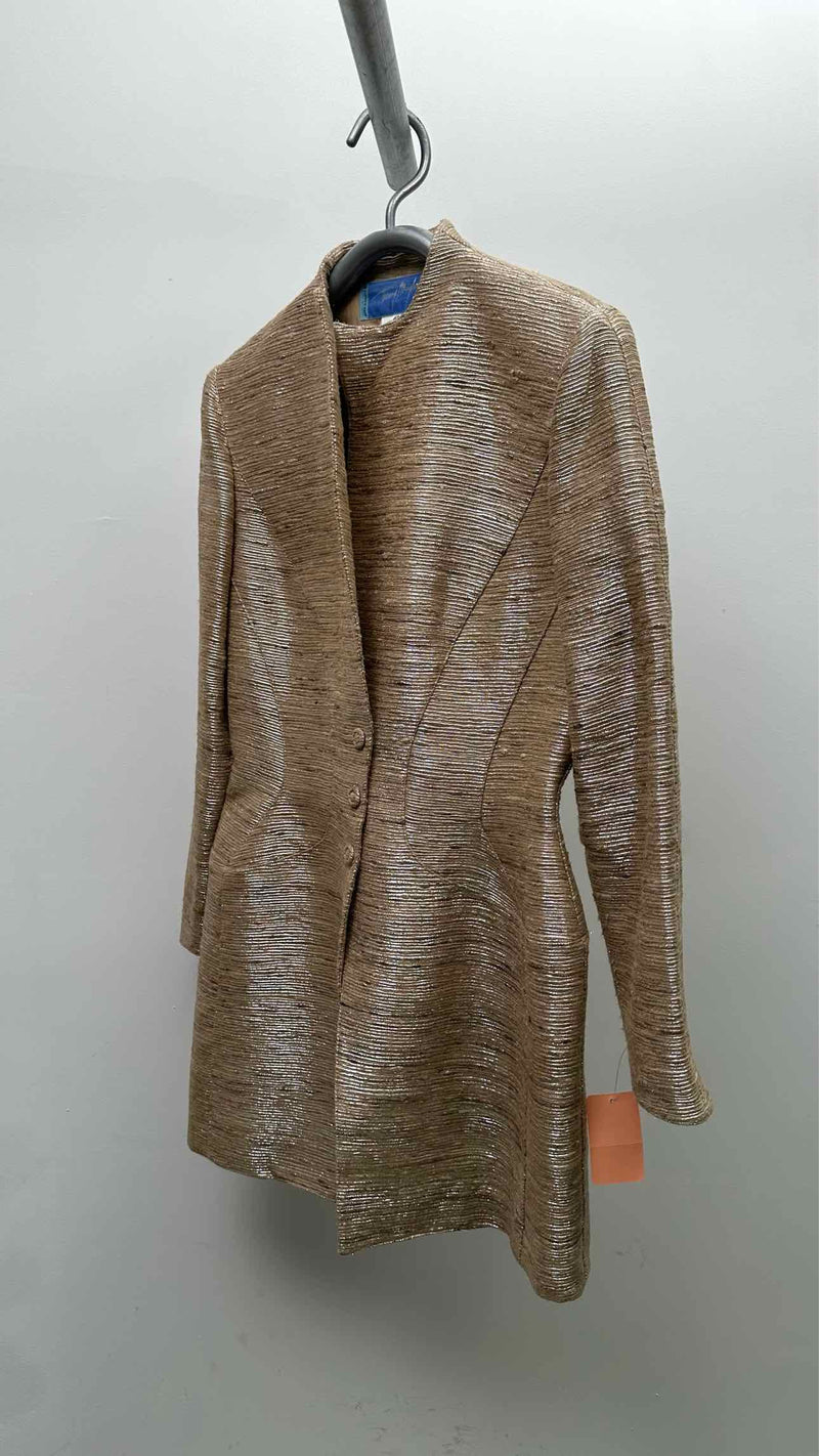 MUGLER Metallic Threading Jacket