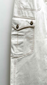 Alexander McQueen High-waisted Drawstring Wide Cargo Pants