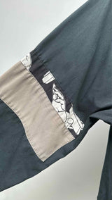 PRADA White Comics Eye Logo Jump Suits