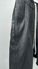 Rick Owens Basket Swingers Leather Shorts