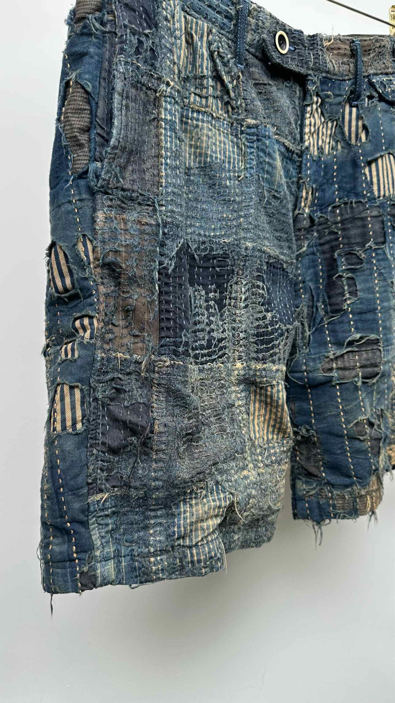 Kapital Boro Denim Shorts
