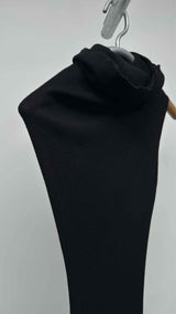 Rick Owens N/S Asymmetrical Rib Knit Long Dress