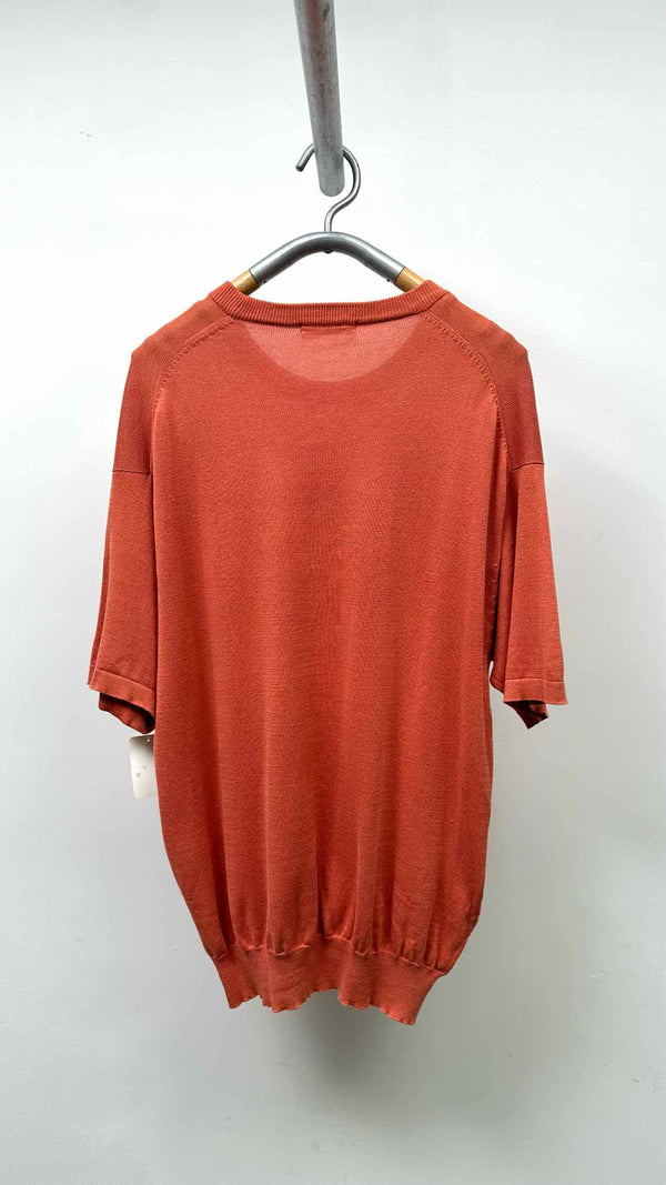 Issey Miyake Men S/S Drop-shoulder Knit Top