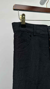 Forme D'expression Oversized Cropped Linen Pants