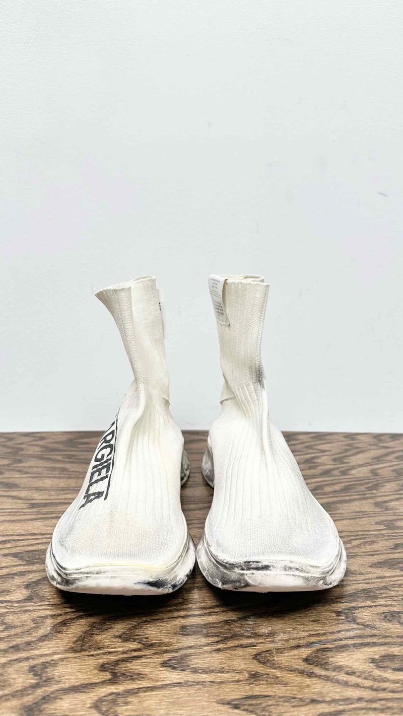 Margiela Logo Sock Trainer Sneakers