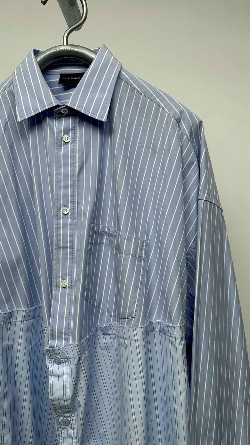 Balenciaga Oversized Docking Stripe Shirt