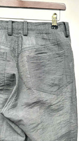 Issey Miyake Wrinkly Piping Detailed  Suits