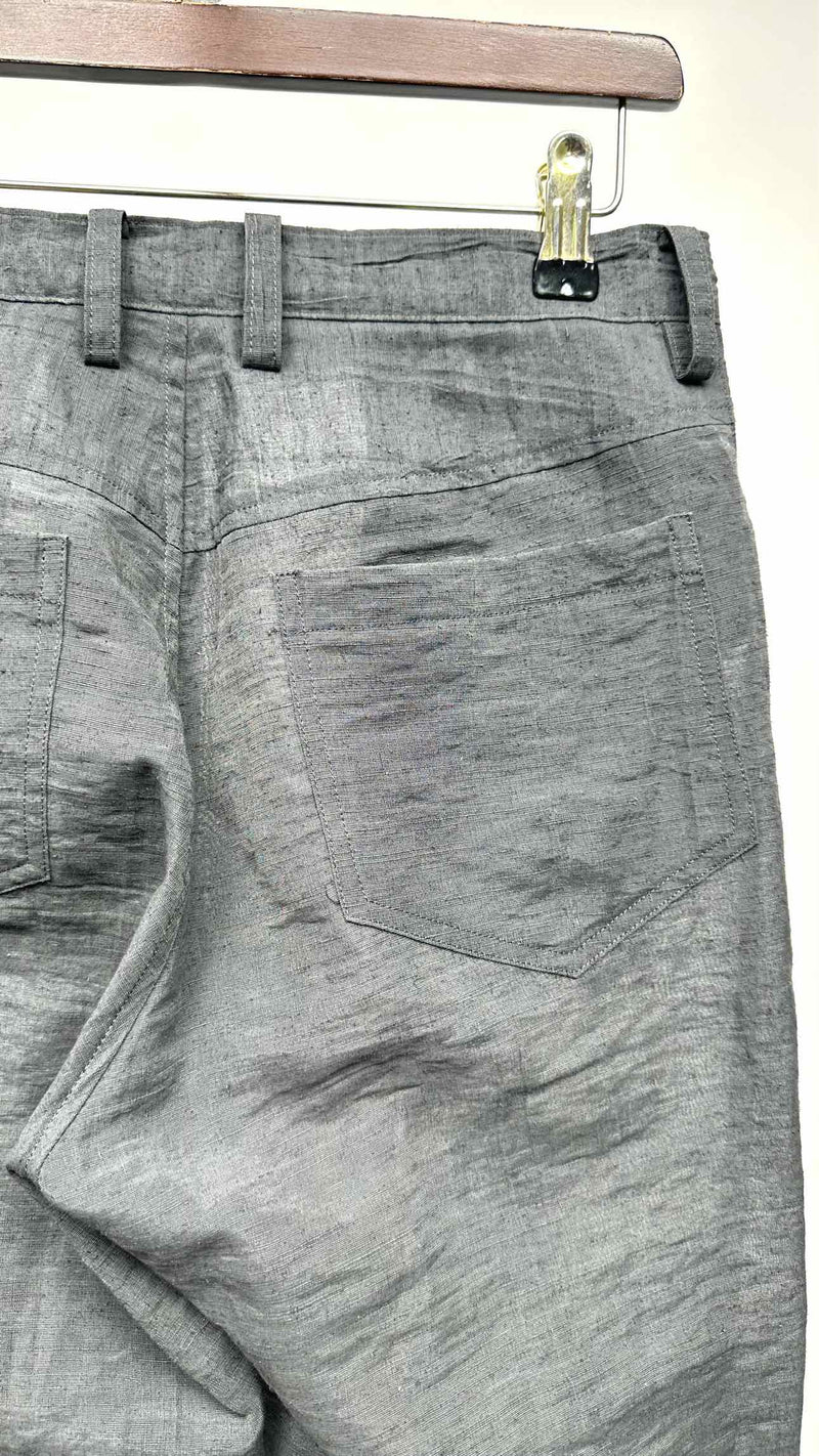 Issey Miyake Wrinkly Piping Detailed  Suits