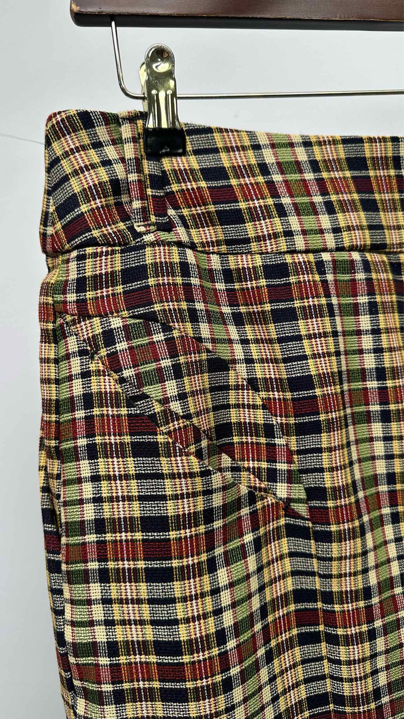 NAMESAKE Plaid Layered Shorts