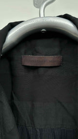 A Tentative Atelier S/S Satin Layered Raw-end Dress Coat