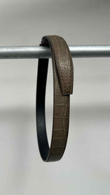 PRADA Crocodile Leather Belt
