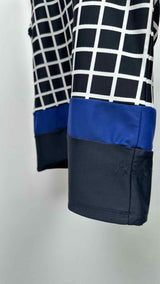 Issey Miyake N/S Plaid Hybrid Top
