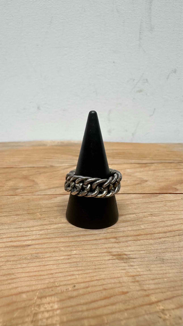Carol Christian Poell Melted Silver Ring