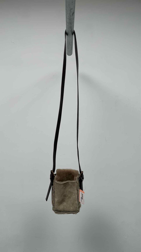 CELINE Shearling Mini Shoulder Bag
