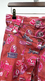 Kiko Kostadinov X Hysteric Glamour Multi-Logo Skirt Jeans