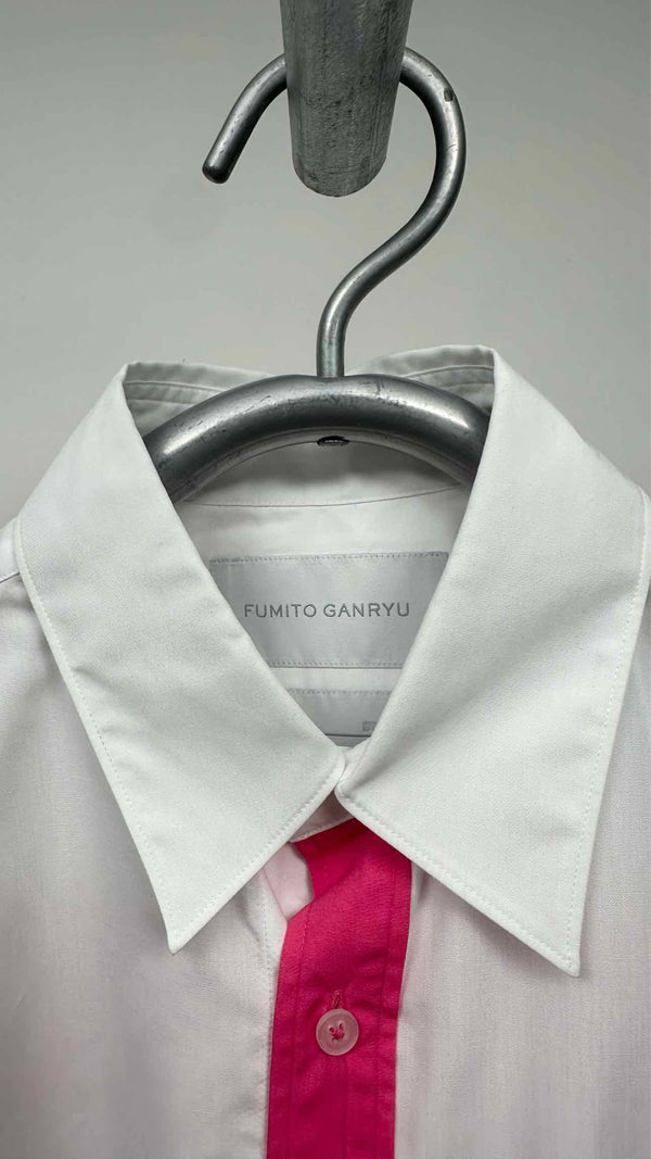 Fumito Ganryu Color-Blocking Oversized Shirt