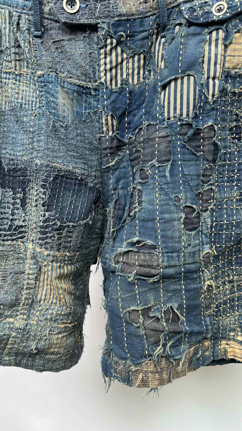 Kapital Boro Denim Shorts