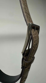 PRADA Crocodile Leather Belt