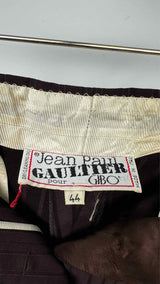 Jean Paul Gaultier High-waisted Stripe Wide Pants