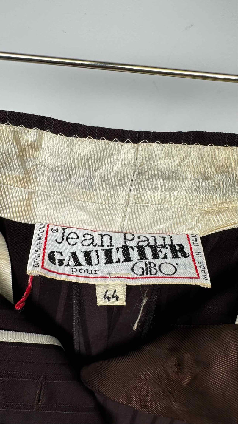 Jean Paul Gaultier High-waisted Stripe Wide Pants