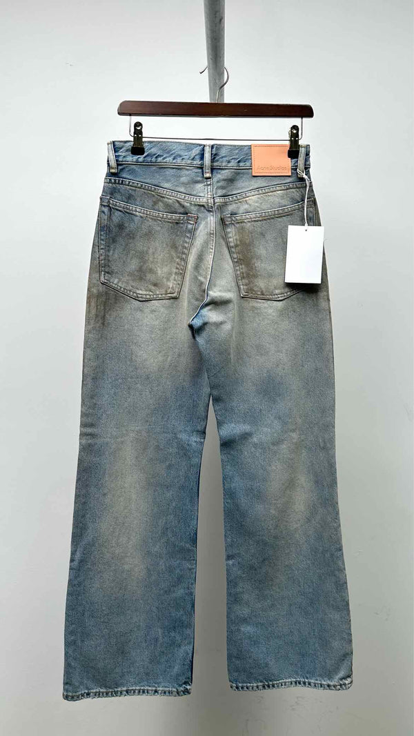 Acne Studios 202TM Distressed Penicillin Wide Jeans