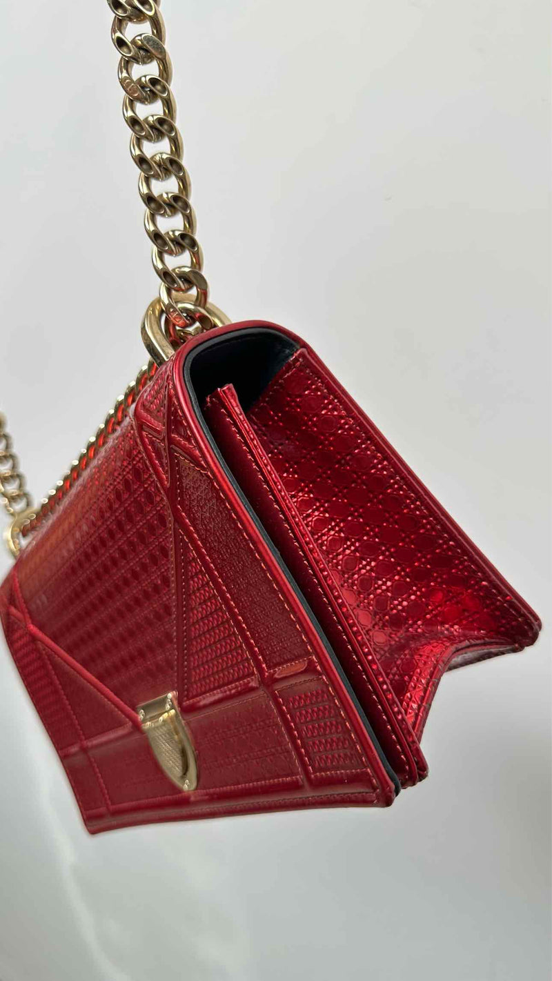 Christian Dior Metalic Chain Crossbody Bag