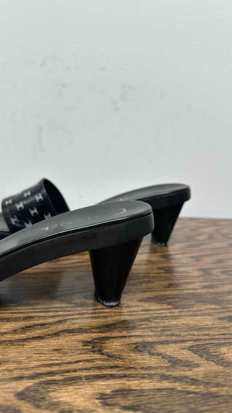 Chanel Multi CC-logo Heel Sandals