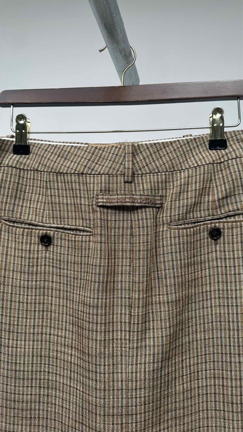 Acne Studios Check Long Skirt