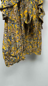 Balenciaga N/S Frill Paisley Blouse