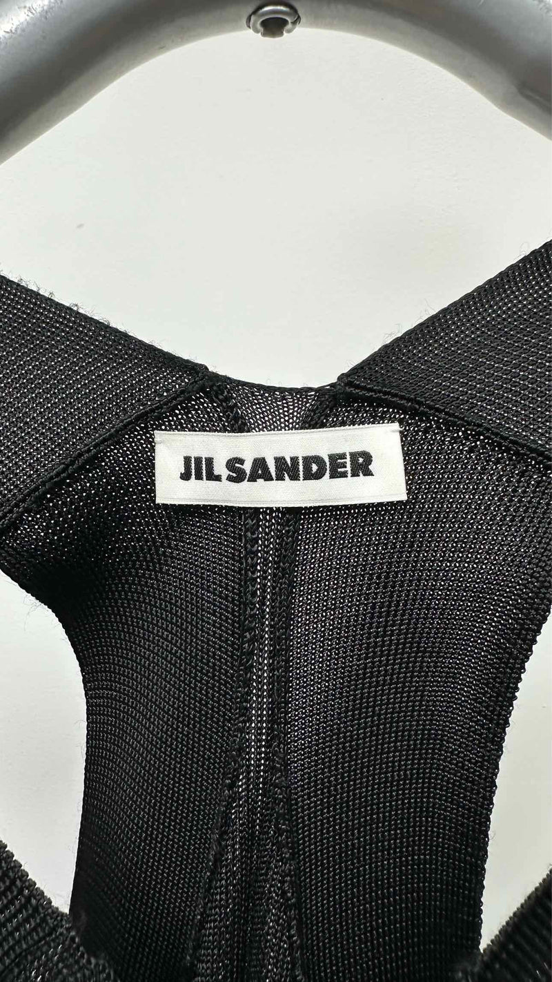 Jil Sander N/S Rib-knit Slit Dress