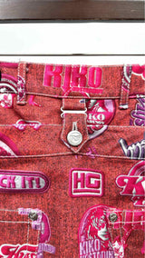 Kiko Kostadinov X Hysteric Glamour Multi-Logo Skirt Jeans