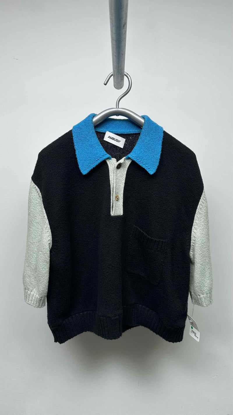 AMBUSH S/S Knit Polo Shirt