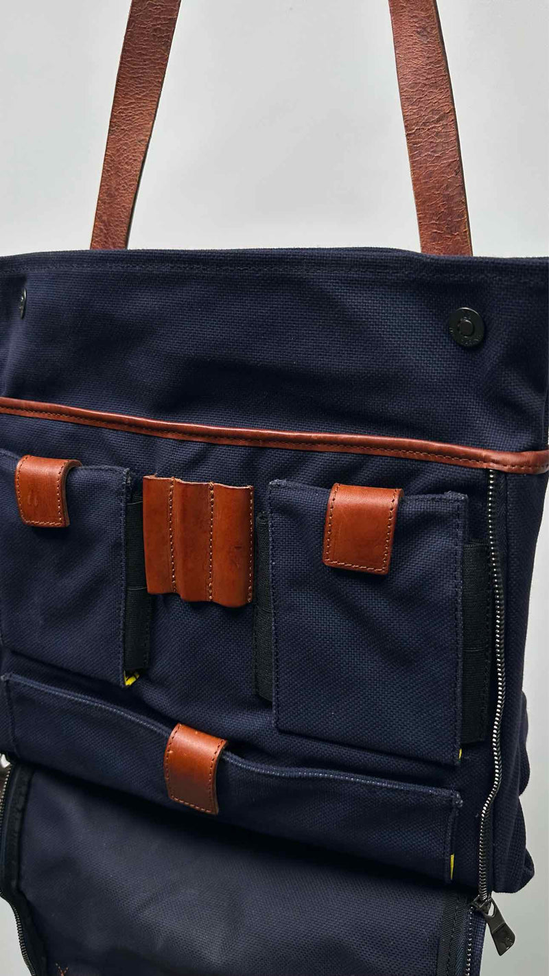 Y's Multi Pockets Canvas Tote bag