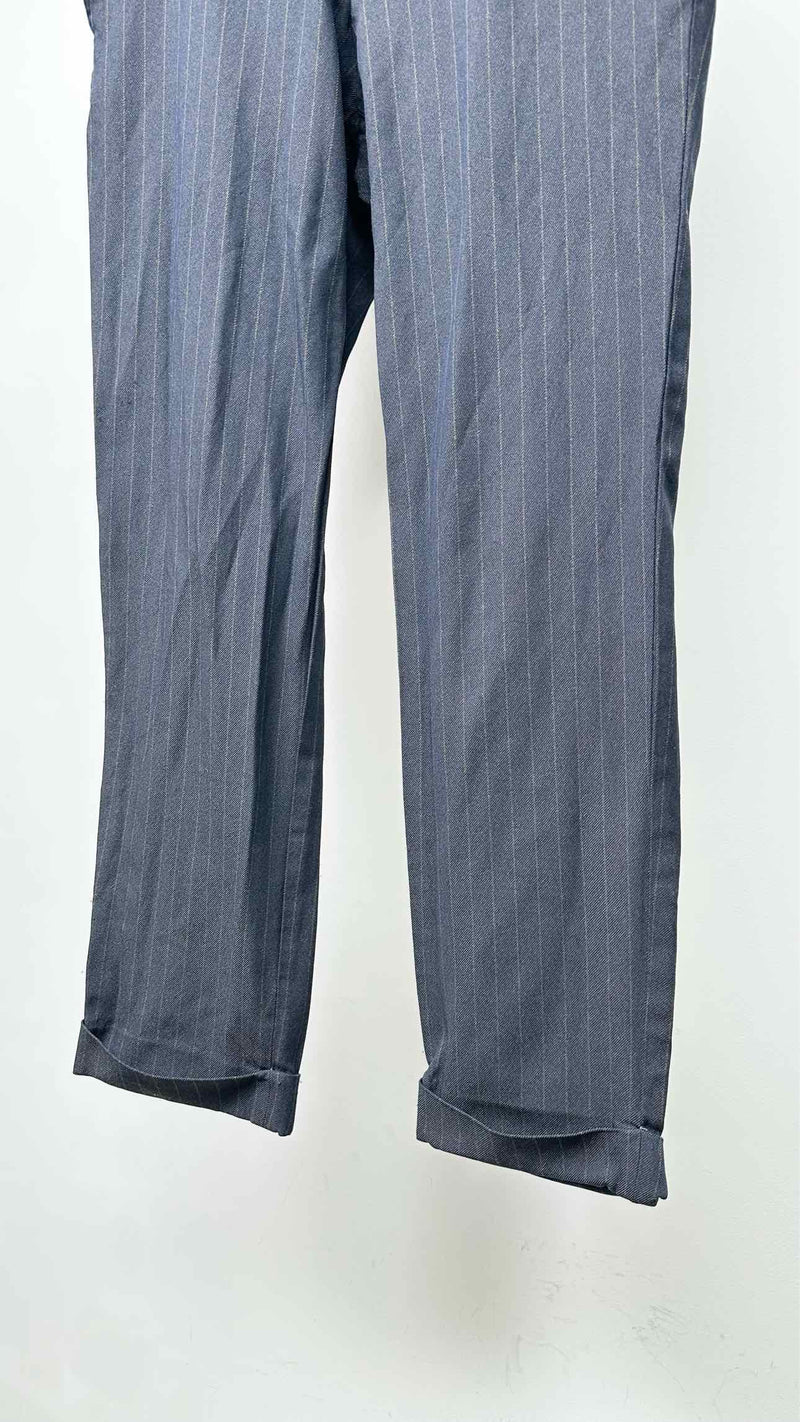 Comme Des Garcons Homme Deux Stripe Wrinkly Pants
