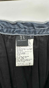 Y's Asymmetrical Polka-dot Layered Skirt