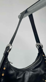 Marine Serre Crescent Moon Studded Bag