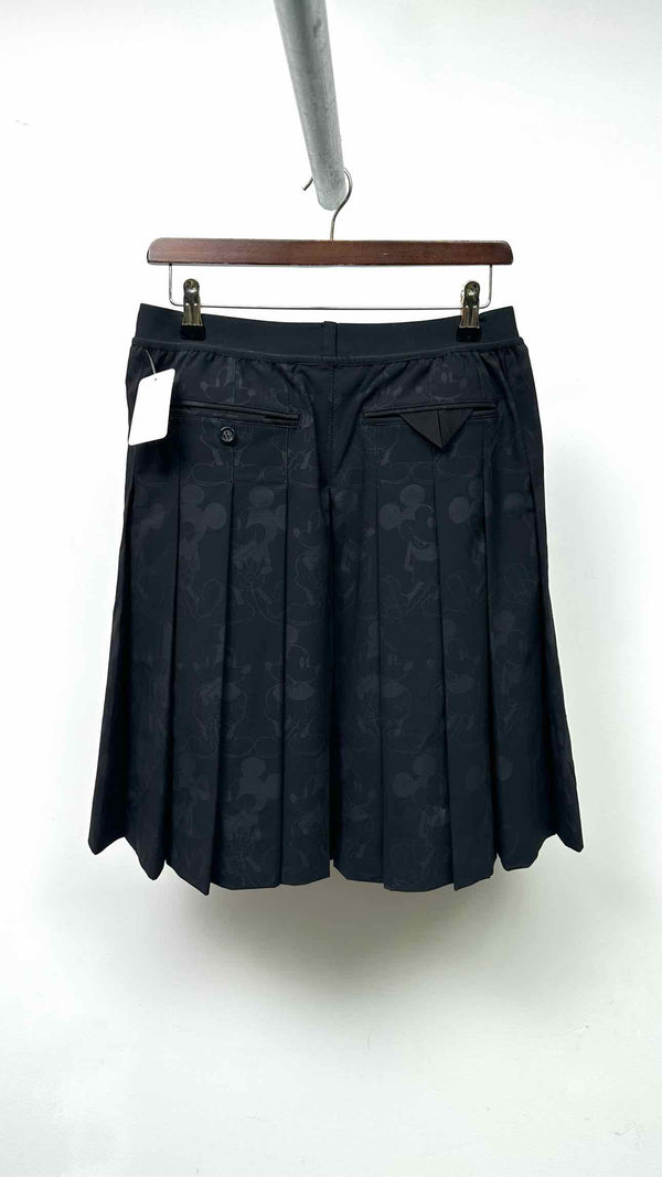 Takahiromiyashita The Soloist X Disney Mickey Mouse Side-Taped Pleated Skirt