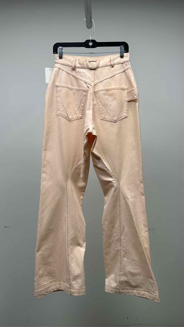 Bottega Veneta Twisted Chain Stitching Flare Jeans