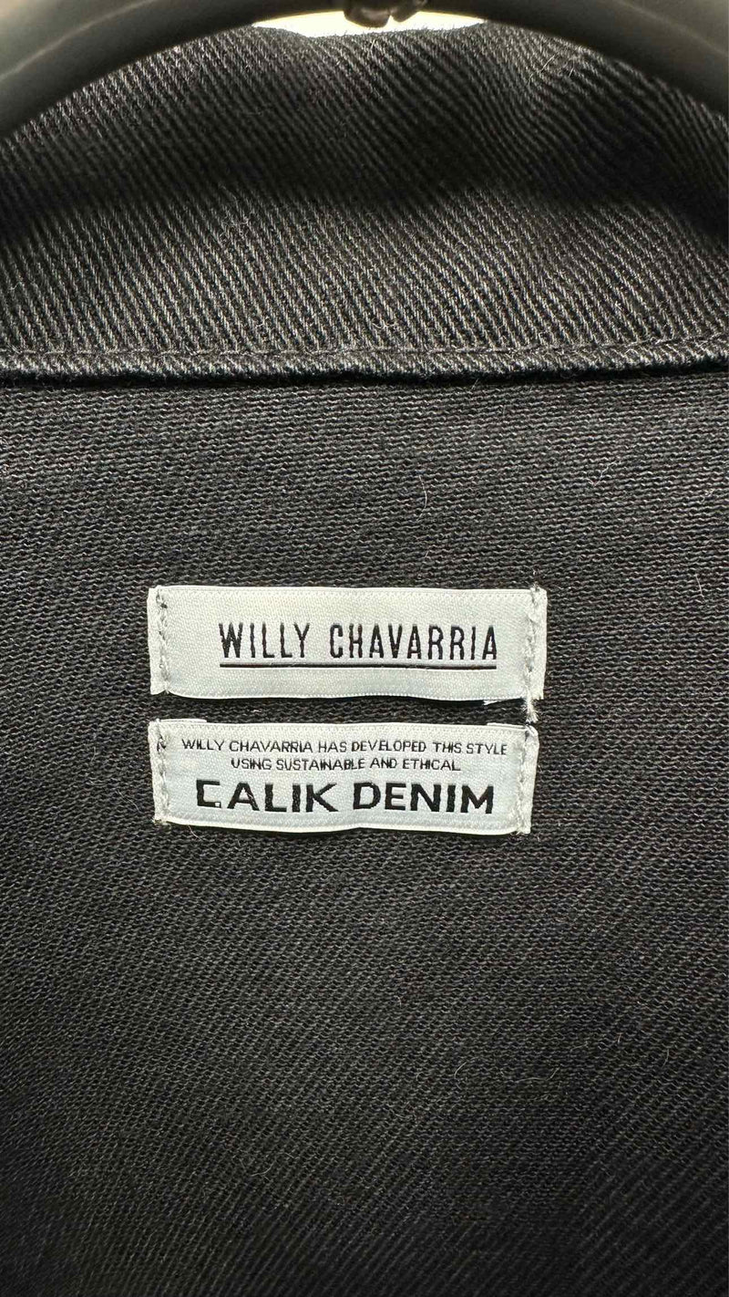 Willy Chavarria X Calik Denim Oversized Denim Jacket