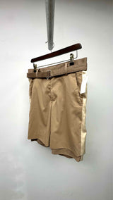 Sacai Belted Layered Shorts