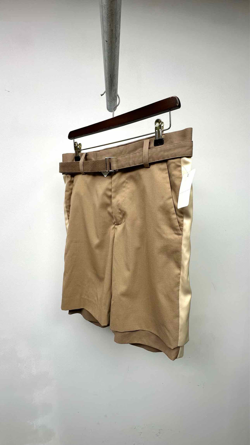 Sacai Belted Layered Shorts