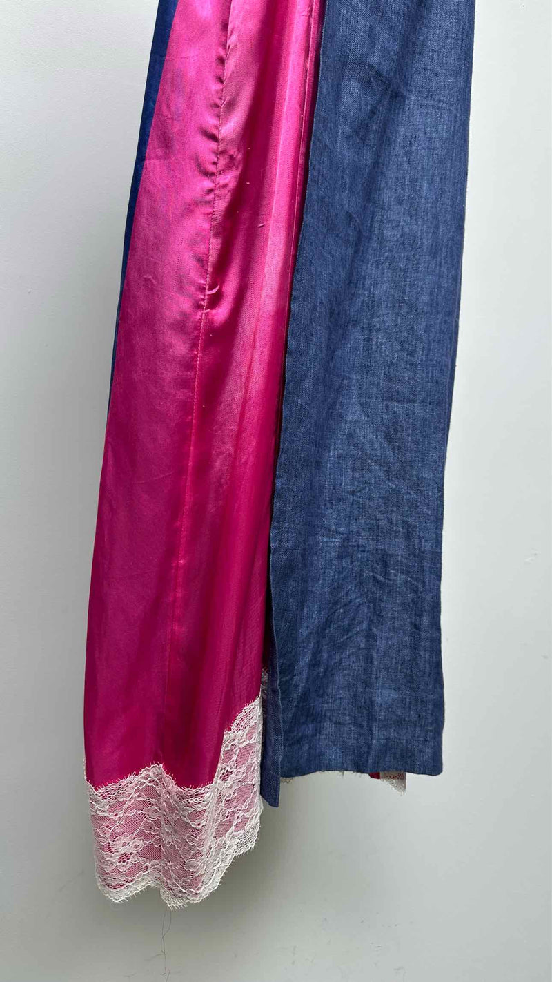 Junya Watanabe N/S Denim Scarf Hybrid Wrap Dress