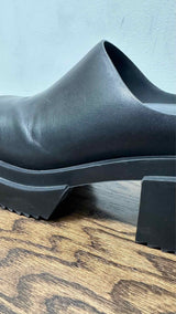 Rick Owens Bogun Leather Mules