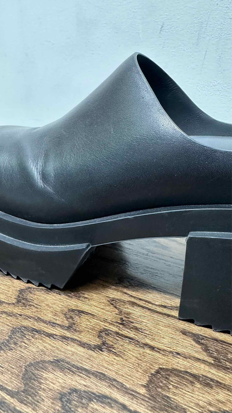Rick Owens Bogun Leather Mules