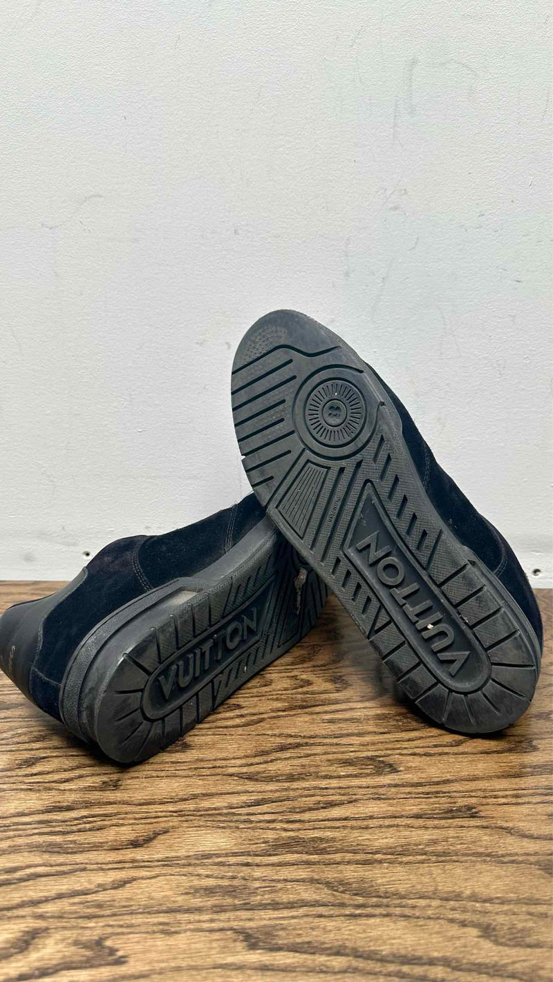 Louis Vuitton LV Trainer Suede Sneakers