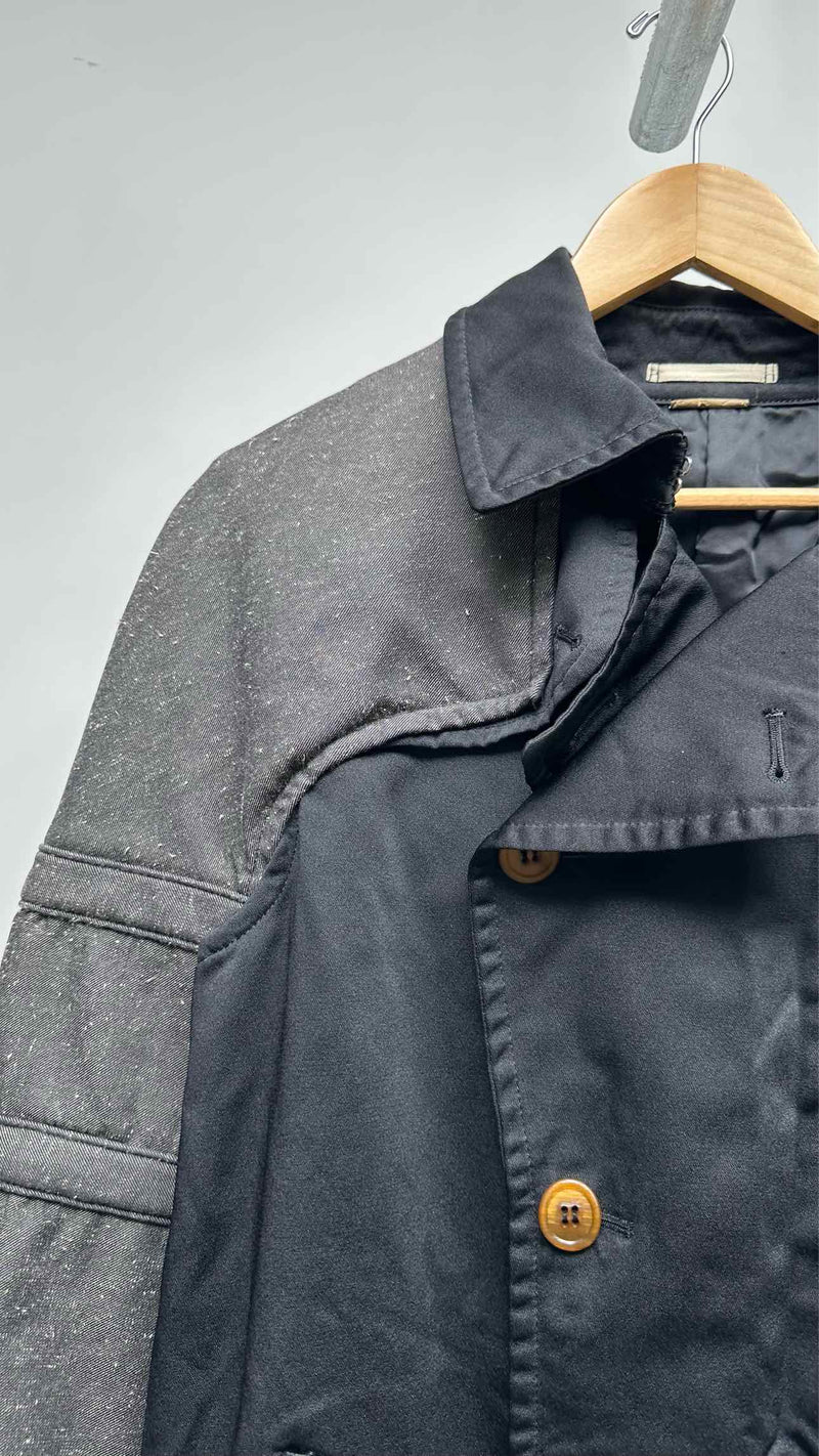 Comme Des Garcons Homme Plus Double-Breast Armor Trench Coat