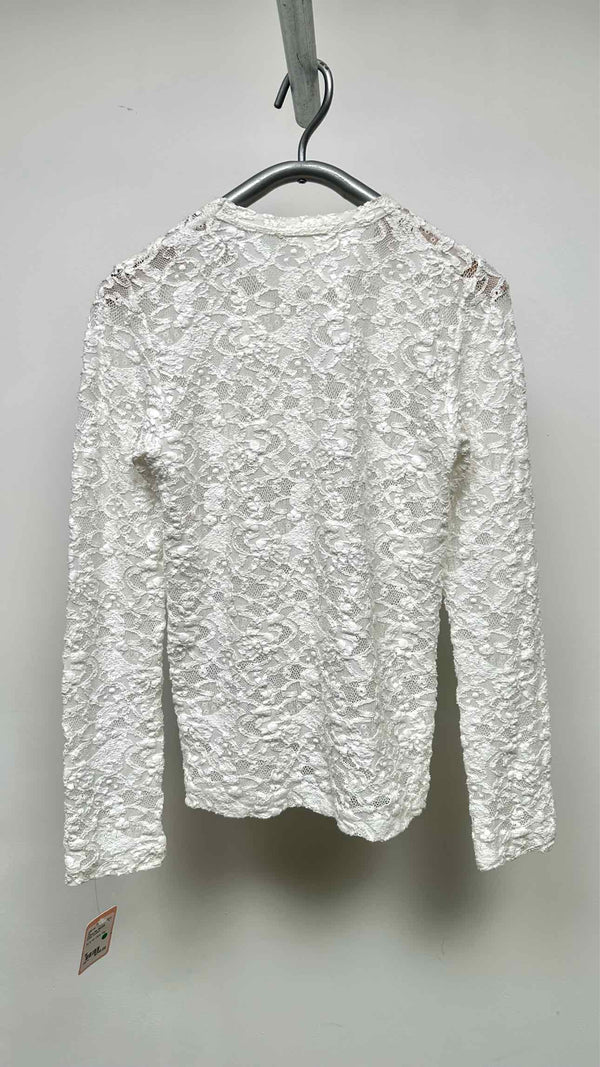 Comme Des Garçons L/S Lace Top