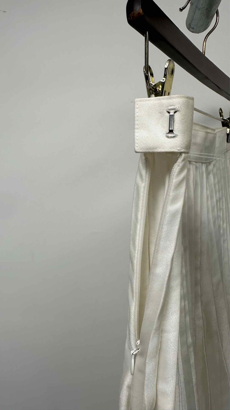 Junya Watanabe Denim Layered Pleated Long Skirt