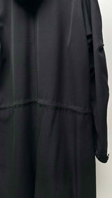 Yohji Yamamoto Pour Homme Wool Gabadine Hooded Mods Coat