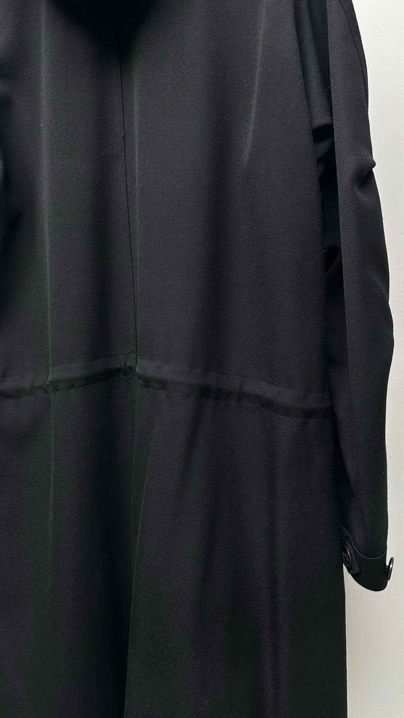 Yohji Yamamoto Pour Homme Wool Gabadine Hooded Mods Coat